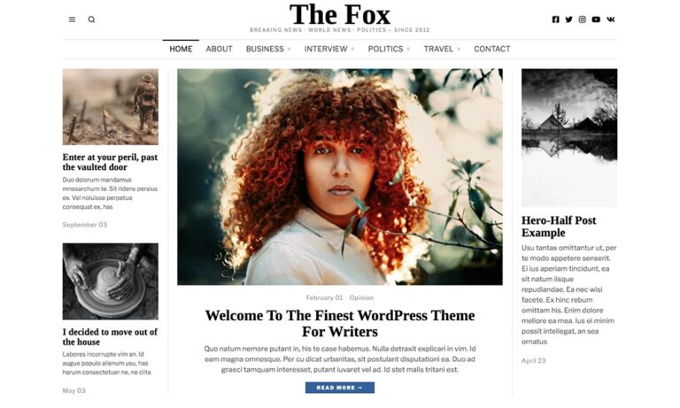 Best WordPress Themes for Bloggers